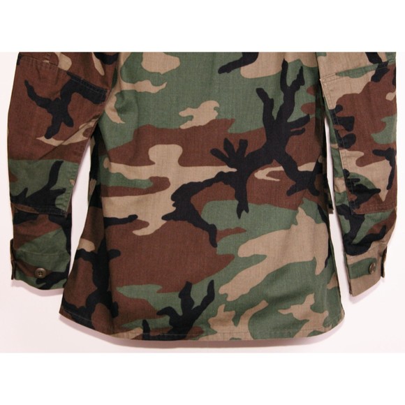 US Military Issue 99 Mens Camo Jacket Shirt Combat Woodland Camouflage Small Reg - Picture 7 of 9